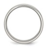 Black Bow Jewelry 7mm Stainless Steel Polished Ridged Edge Standard Fit Band - 2 of 4