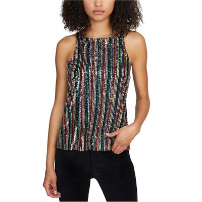 Sanctuary Clothing Womens Cyber Sequin Tank Top