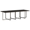 vidaXL Patio Dining Set Set of 14 Brown - 4 of 4