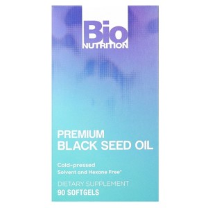 Bio Nutrition Premium Black Seed Oil, 90 Softgels (500 mg per Softgel) - 1 of 4