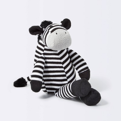 Plush Zebra - Cloud Island&#8482; Black/White