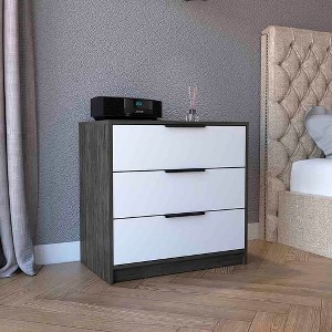 NicBex 3 Drawers Dresser Chests of Drawers with Superior Top Closet Organizers and Storage Tall Dresser for Bedroom, Living Room, Hallway - 1 of 4