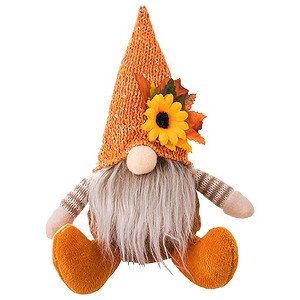 BABYYER Thanksgiving Gnome Plush Decor, Sunflower Faceless Doll, Autumn Harvest Gifts for Home Party Table Shelf and Indoor Holiday Decorations - 1 of 4