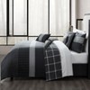 Bebejan Kyle Black 100% Cotton 5-Piece Reversible Comforter Set - image 4 of 4