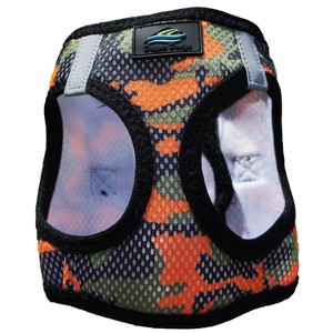 Doggie Design American River Dog Harness Camouflage Collection-Orange - 1 of 3