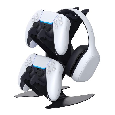 NBCP Controller Holder, Gaming Headset Stand Mount for PS5 / PS4 / Xbox Series X S/Xbox One/Nintendo Switch/Headset