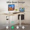 Lirago White Electric Standing Desk 40x24 Splice Board Carbon Steel Frame 170LB Capacity Height Adjustable - 4 of 4