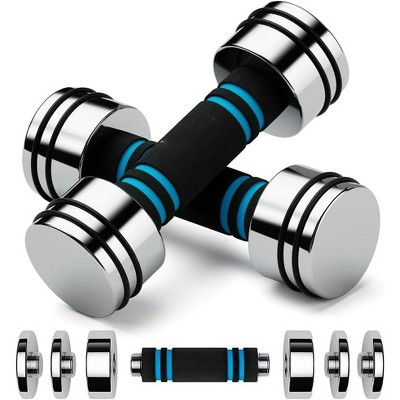 Neoprene Dumbbell Set with Color Codes, CAP Barbell Free Weights for Home Gym, Multiple Sizes & Colors