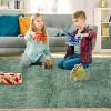 Fluffy Runner Rug Soft Shag Plush Area Rug Non-Slip Nursery Dorm Fuzzy Bedside Rug Kids Room Home Decor Tie-Dye - 4 of 4