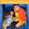 Infans 40" Kids Hanging Chair Swing Tent Set Hammock Nest Pod Seat Blue - 4 of 4