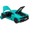Lamborghini Huracan EVO Blu Glauco Blue 1/18 Model Car by Autoart - 2 of 4