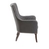 CAVINAS Polyester Accent Chair with High Quilted Back and Studs Lining the Arms,Upholstered Living Room Chairs,Reading Chairs for Living Room - 4 of 4