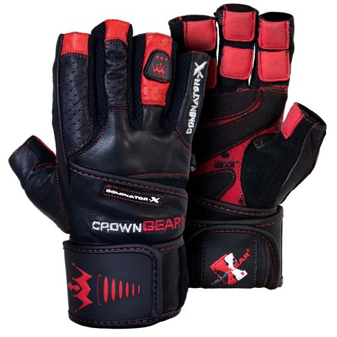 Bodybuilding.com Accessories Weightlifting Leather Gloves