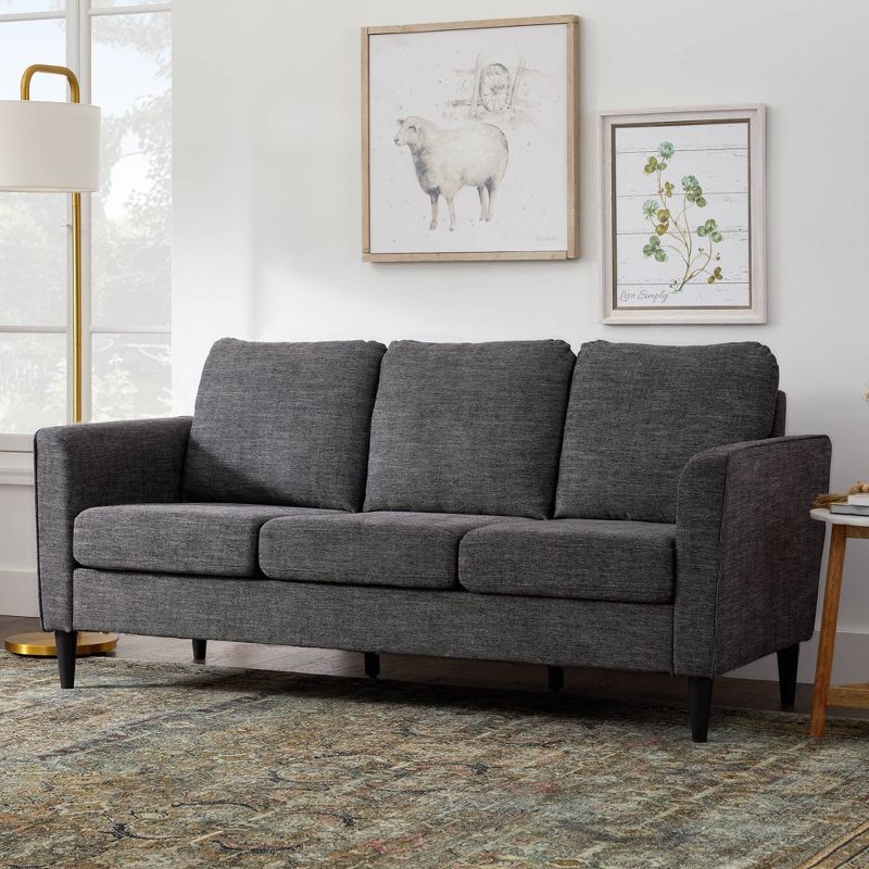 Clara Upholstered Curved Arm Sofa - Brookside Home, 3 of 13