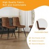 NicBex PU Dining Chairs Set of 4,Upholstered Armless Chair with Wider Seat Cushion,Square Backrest,Kitchen Chairs for Living,Meeting Room - 4 of 4