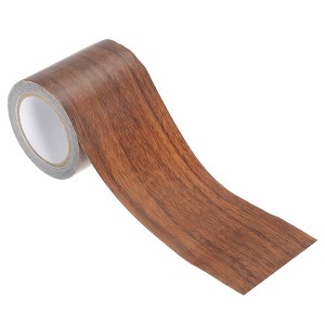 Unique Bargains Self-Adhesive Realistic Patch Wood Grain Repair Tape - 1 of 4