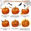 Racxily 13Pcs Halloween Pumpkin Carving Kit Stainless Steel Carving Kit Pumpkin Sculpting Cutting Kit Halloween Decorative Tools - 2 of 4