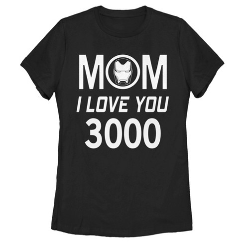 Iron man love you 3000 hot sale t shirt