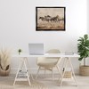 Stupell Industries Galloping Horse Herd Countryside Floating Frame Canvas Art - 3 of 4