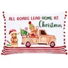 The Lakeside Collection Gingerbread Embroidered Accent Pillows - 2 of 4