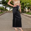 Anna-Kaci Women's High-Waisted Satin Maxi Skirt - image 4 of 4