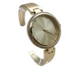 Olivia Pratt Round Face Rhinestone Bezel Soft Bangle Women Watch - 3 of 3