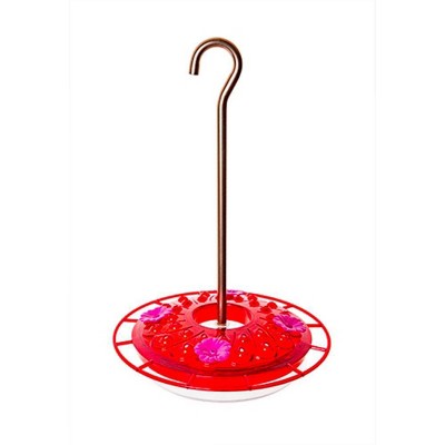 14" Hummingbird Feeder with Hook Pink - Ultimate Innovations