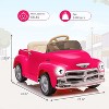 Ride On Car for Kids, 12V Ride On Car, 2 Speed, Front &Ear Headlights, Kids Electric Cars with Dual Doors, 4 Wheel Cushion, Music Player - 2 of 4