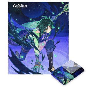 Genshin Impact Character 042 Xiao Silk Touch Throw Blanket 50 x 70 inches - 1 of 2