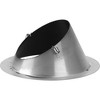 Progress Lighting, Step Baffle Collection, 1-Light Wall Light, Black, Aluminum, Width: 8.13", Height: 3.63" - 3 of 4