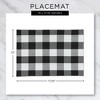 DII PVC Tweed Placemat Set 6 Piece, Fig Green, 13x17.25" - 4 of 4