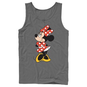 Men's Mickey & Friends Smiling Minnie Mouse Portrait Tank Top - 1 of 4