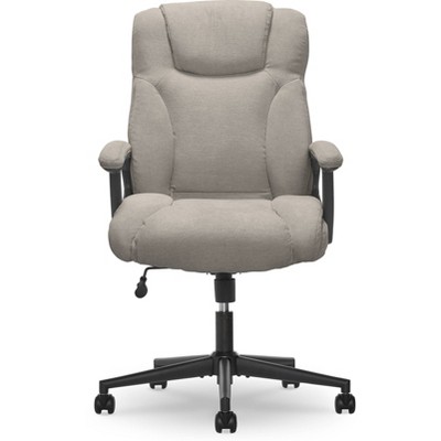 Gray Microfiber High-Back Executive Swivel Office Chair