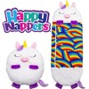 Happy Nappers: Pillow & Sleepy Sack: Medium - White Unicorn - 54 x 20", 2-In-1: Plush Animal Opens To Sleeping Bag, Soft Play-Nap Character, Kids 3+ - 2 of 4