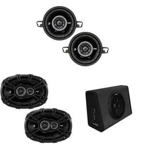 Kicker 11PT250 Powered Enclosure & 43DSC3504 3.5", 43DSC69304 6x9" Bundle - 1 of 4