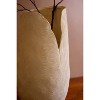 Tall White Textured Flower Vase – 18" Tall Large Decorative Accent by Kalalou - 3 of 4