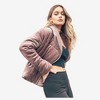 Anna-Kaci Women's Oversized Zip-Up Plush Jacket with Wide Collar and Pockets - 4 of 4
