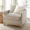 2-Pack Cotton Slub Natural Antique Floral Throw Pillows and Pillow Inserts Set - Becky Cameron, Antique Floral Natural, 20 x 20 - 4 of 4