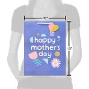 Large 'Happy Mother's Day' Gift Bag: American Greetings, Multicolored, Typography Pattern, 13" x 10" x 5.75" - 4 of 4