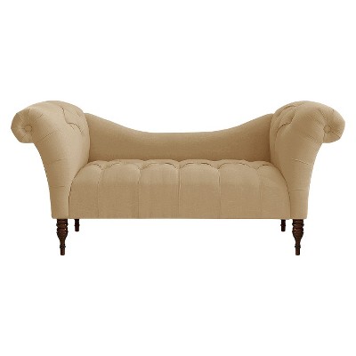 Button Tufted Chaise Settee Sofa - Threshold™