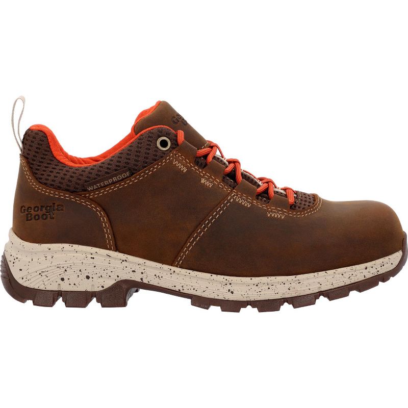 Georgia Boot Eagle Trail Women's Waterproof Oxford Hiker, Brown, Size 6(M)