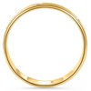 Pompeii3 Mens 1/4ct 14K Gold Diamond Comfort Fit Brushed Wedding Ring - 3 of 4