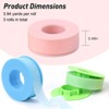 Itopfox 3 Rolls Silicone Gel Eyelash Tape for Extensions, Latex Free for Sensitive Skin, Breathable Micropore, Pain-Free Removal for Makeup Supplies - 4 of 4