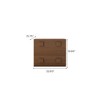 POVISON 1Piece Modern Modular Walnut Color Cabinet ,Plywood Frame TV Stand, Living Room Cabinets,Black Media Console ,Fully-Assembled - 4 of 4