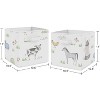 Sweet Jojo Designs Boy or Girl Gender Neutral Unisex Fabric Storage Bins Set Farm Animals - 3 of 4