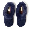 Dearfoams Women's Hannah Festive Knit Clog House Shoe Slipper - 4 of 4