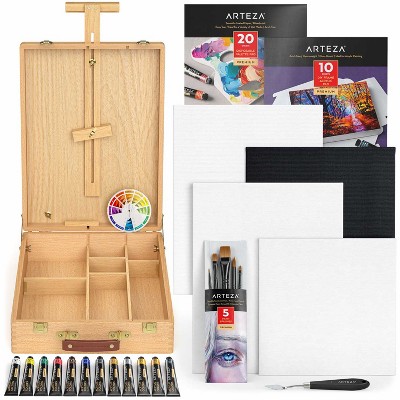 Arteza Large Acrylic Art Set, Artist Painting Kit (ARTZ-3863)
