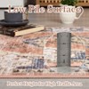 Area Rug Washable Vintage Rugs  Area Rug Living Room Rug Non Slip Boho Rug  Vintage Floral Carpet - 3 of 4