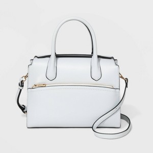 Flap Closure Satchel Handbag - A New Day Drizzle Gray, Women