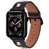 Worryfree Gadgets Dressy Leather Apple Band for iWatch Series 8 7 6 5 4 3 2 1 Genuine Leather Replacement Band Smart iWatch Accessories – two size - 4 of 4